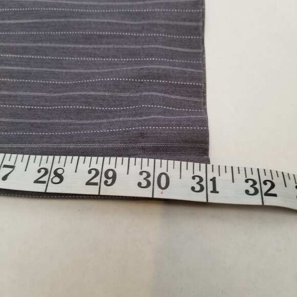 Worthington Modern Fit Pinstripe Trousers Size 8 Gray White Office Professional - Picture 7 of 7